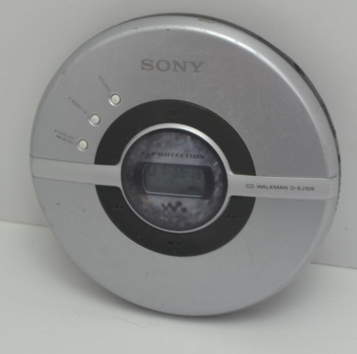 Sony Silver CD Walkman Player (D-EJ109)-Electronics-SpenCertified-refurbished-vintage-electonics