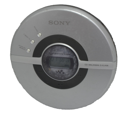 Sony Silver CD Walkman Player (D-EJ109)-Electronics-SpenCertified-refurbished-vintage-electonics