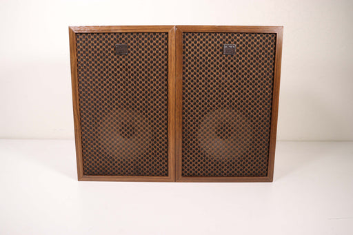 Sony Speaker Pair Vintage Small Light Brown Wood Box-Speakers-SpenCertified-vintage-refurbished-electronics