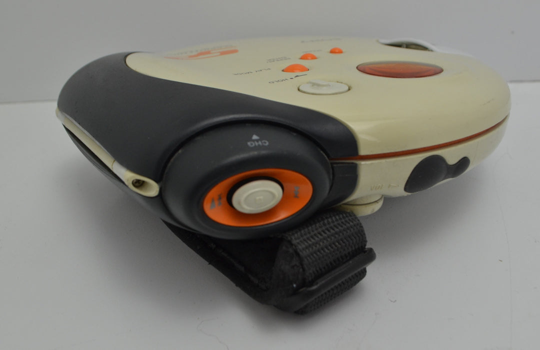 SONY SPORTS WALKMAN PORTABLE CD PLAYER D-SJ301 ORANGE AND buy WHITE WITH no HANDLE