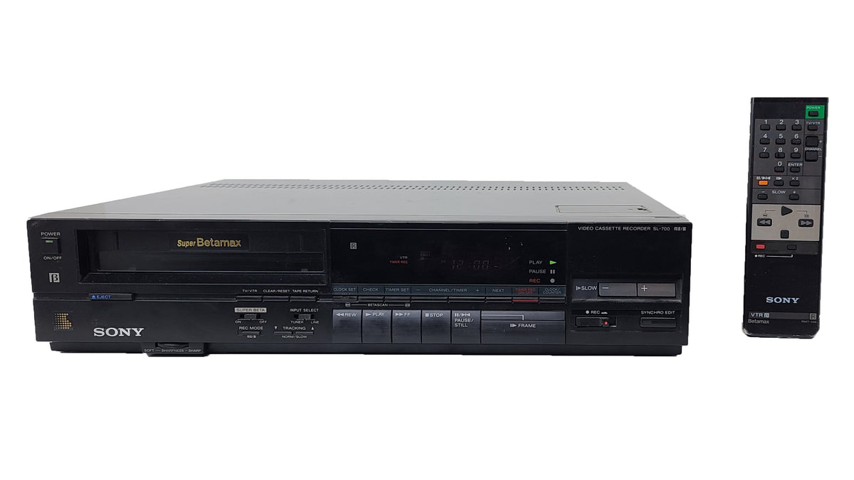 Sony Super Betamax Video Cassette Recorder and Player SL-700 ...