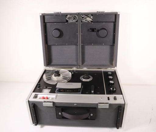 Sony TC-530 Reel To Reel Tape Deck Player Record Portable with Built-in Speakers-Reel-to-Reel Tape Players & Recorders-SpenCertified-vintage-refurbished-electronics