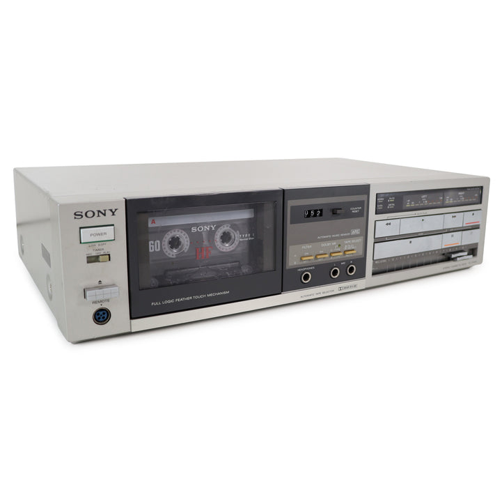 Sony TC-FX44 Single Deck Cassette Player/Recorder-Electronics-SpenCertified-refurbished-vintage-electonics