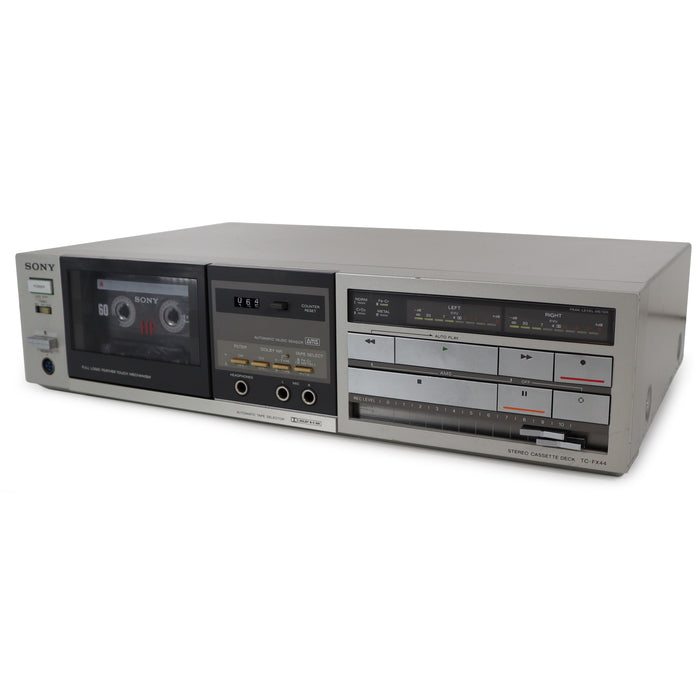 Sony TC-FX44 Single Deck Cassette Player/Recorder-Electronics-SpenCertified-refurbished-vintage-electonics