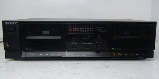 Sony TC-W390 Stereo Dual Cassette Deck BRAND NEW BELTS-Electronics-SpenCertified-refurbished-vintage-electonics