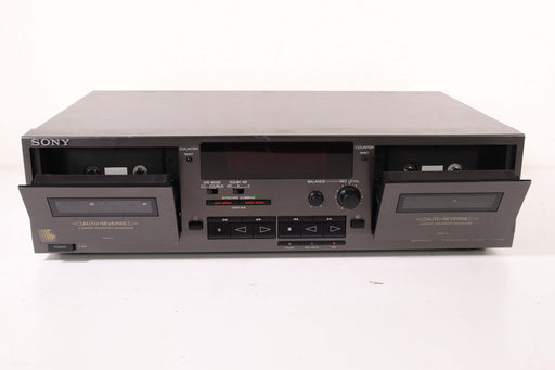 Sony TC-WR521 Stereo Cassette Deck Auto Reverse Dual High Speed Dubbing-Cassette Players & Recorders-SpenCertified-vintage-refurbished-electronics