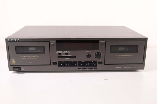 Sony TC-WR521 Stereo Cassette Deck Auto Reverse Dual High Speed Dubbing-Cassette Players & Recorders-SpenCertified-vintage-refurbished-electronics