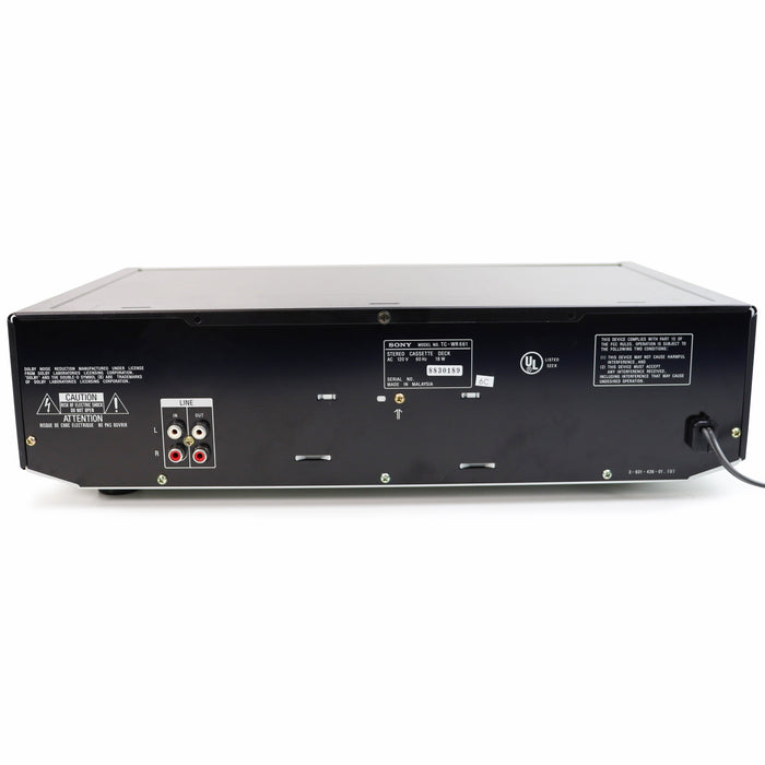 Sony TC-WR661 Dual Cassette Player-Electronics-SpenCertified-refurbished-vintage-electonics