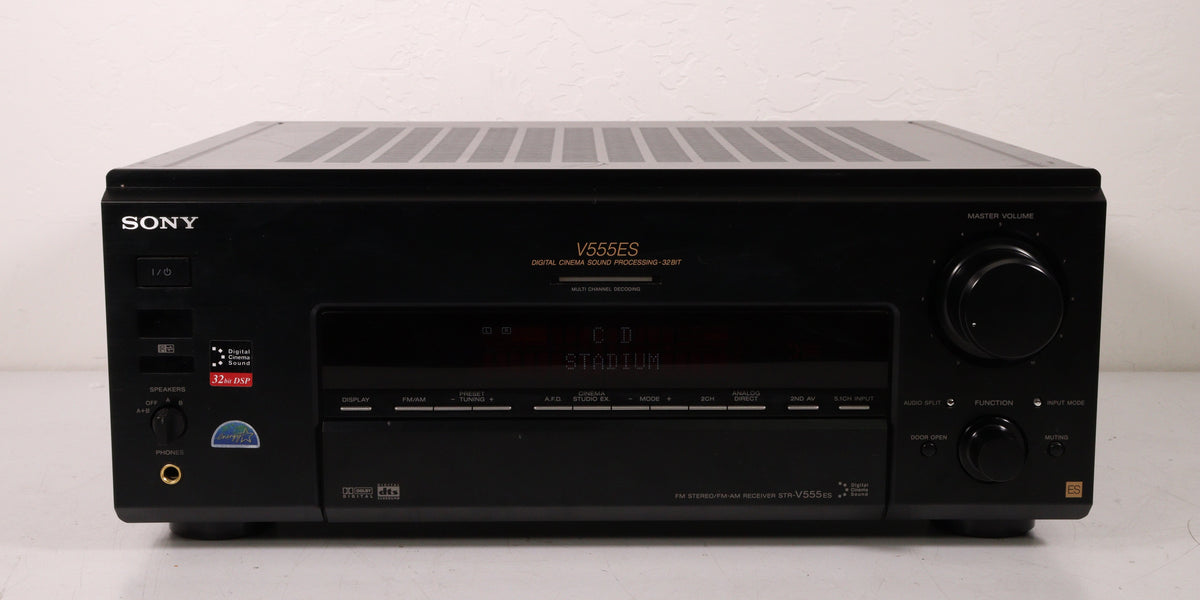 A52 SONY STR-V555ES AVアンプ FM AM レシーバー Sony-V555ES-Receiver-