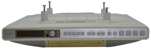 Sony White Under Cabinet CD Clock Radio (ICF-CD553RM)-Electronics-SpenCertified-refurbished-vintage-electonics