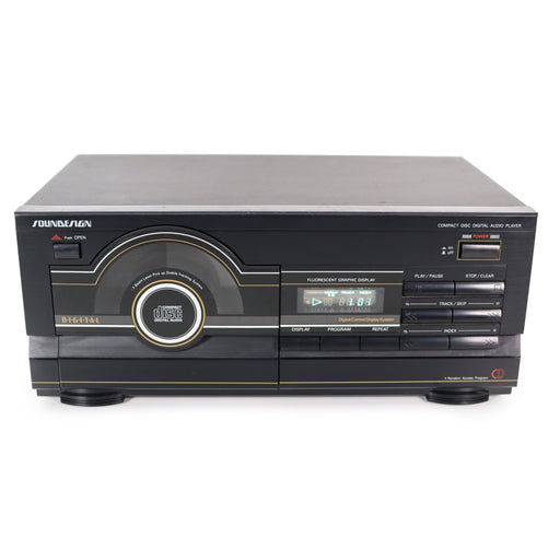 SoundDesign 5055 BLK Single Disc CD Player Old School Side Loading Design-Electronics-SpenCertified-refurbished-vintage-electonics