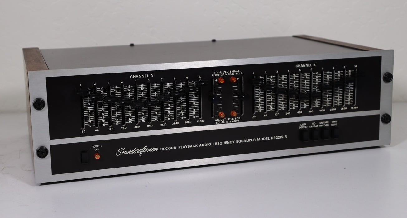 Soundcraftsman Record Playback Audio Frequency Equalizer RP2215-R EQ-Equalizers-SpenCertified-vintage-refurbished-electronics