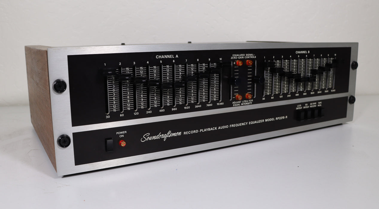 Soundcraftsman Record Playback Audio Frequency Equalizer RP2215-R EQ-Equalizers-SpenCertified-vintage-refurbished-electronics