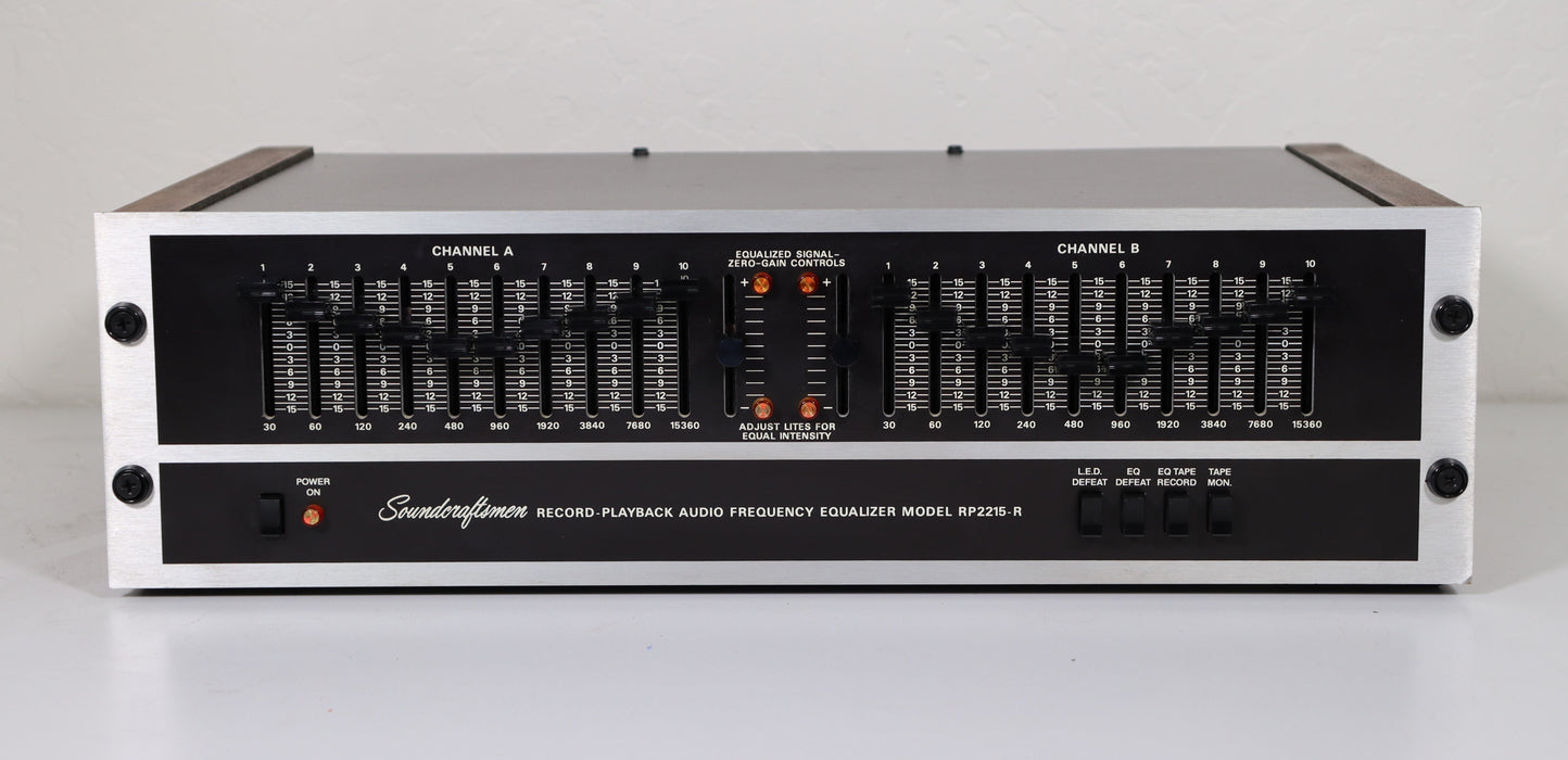 Soundcraftsman Record Playback Audio Frequency Equalizer RP2215-R EQ-Equalizers-SpenCertified-vintage-refurbished-electronics