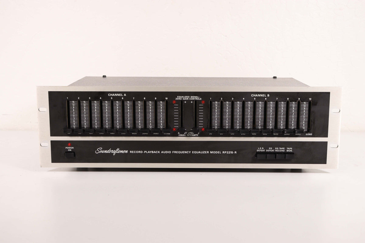 Soundcraftsmen Record-Playback Audio Frequency Equalizer RP2215-R ...