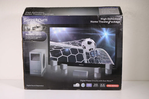 Spectrum RS-232 5.1 Channel Surround Sound Home Stereo System-Speakers-SpenCertified-vintage-refurbished-electronics