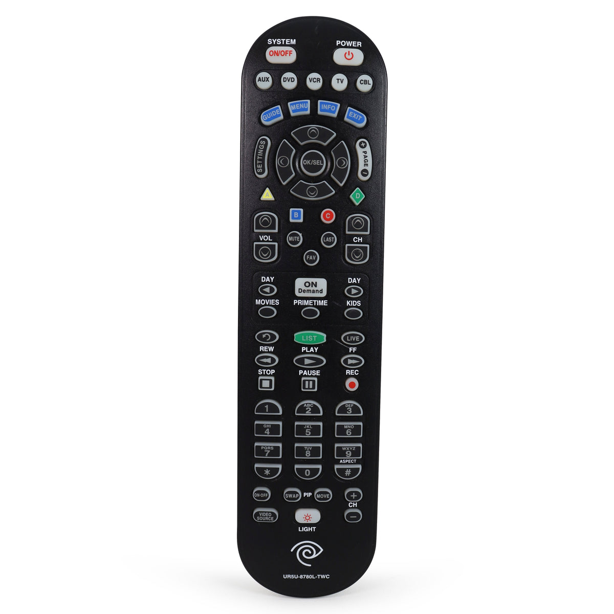 Spectrum UR5U-8780L-TWC Universal Remote Control — SpenCertified