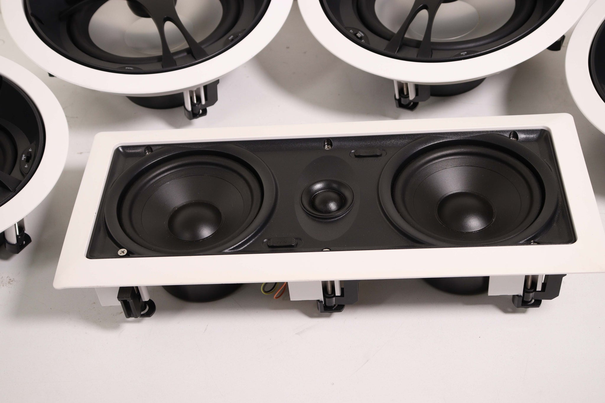 Stellar Labs In Ceiling or Wall Speaker 5 Piece Set