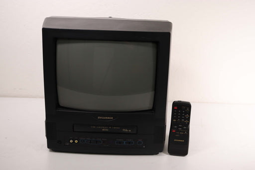 Sylvania 13 Inch VCR TV Combination System Vintage Tube Television SSC130B-VCRs-SpenCertified-vintage-refurbished-electronics
