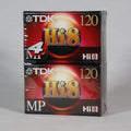 TDK Hi8 4 Pack MP 120 NEW