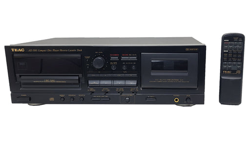 TEAC AD-500 2-IN-1 CASSETTE RECORDER AND CD PLAYER COMBO SYSTEM WITH AUTO REVERSE-Electronics-SpenCertified-refurbished-vintage-electonics