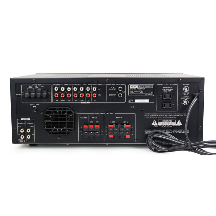 TEAC AG-V8500 Audio Video Surround Receiver-Electronics-SpenCertified-refurbished-vintage-electonics