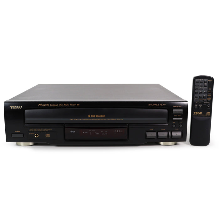 TEAC PD-D1500 5-Disc Carousel CD Changer-Electronics-SpenCertified-refurbished-vintage-electonics