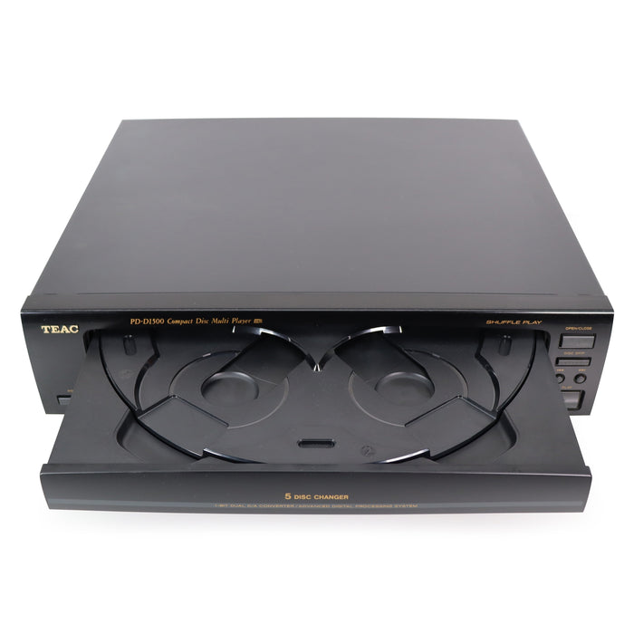 TEAC PD-D1500 5-Disc Carousel CD Changer-Electronics-SpenCertified-refurbished-vintage-electonics