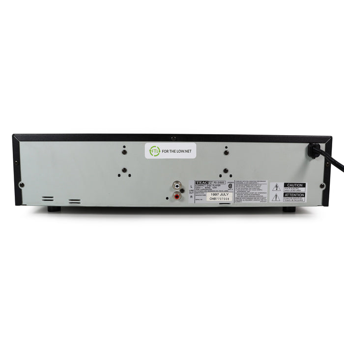 TEAC PD-D1500 5-Disc Carousel CD Changer-Electronics-SpenCertified-refurbished-vintage-electonics