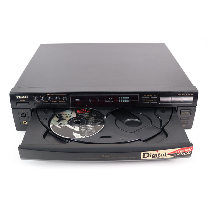 TEAC PD-D2700 5-Disc Carousel CD Changer-Electronics-SpenCertified-refurbished-vintage-electonics