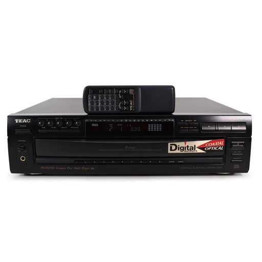 TEAC PD-D2700 5-Disc Carousel CD Changer-Electronics-SpenCertified-refurbished-vintage-electonics