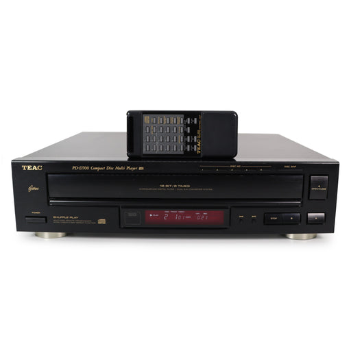 TEAC PD-D700 5-Disc Carousel CD Player-Electronics-SpenCertified-refurbished-vintage-electonics
