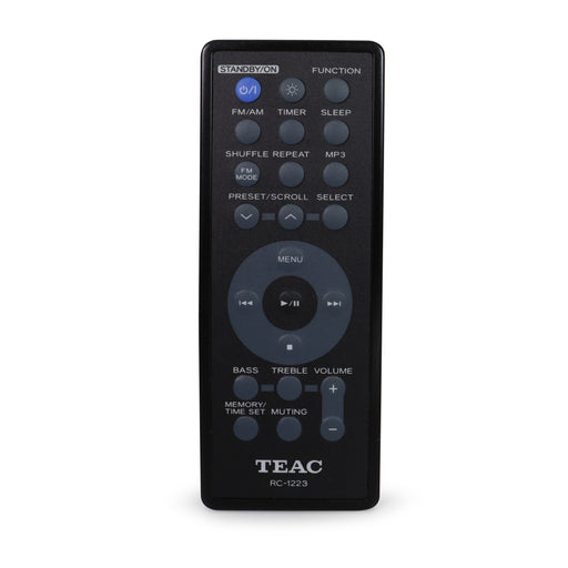 TEAC RC-1223 Remote Control for Audio System Model MC-DX90i-Remote-SpenCertified-refurbished-vintage-electonics