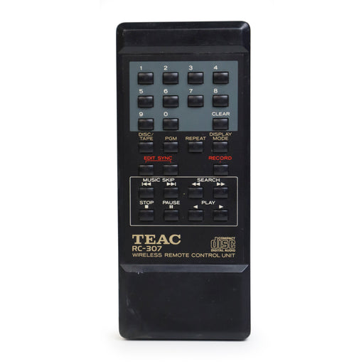 TEAC RC-307 Remote Control for CD Player Model CDP1160S-Remote-SpenCertified-refurbished-vintage-electonics