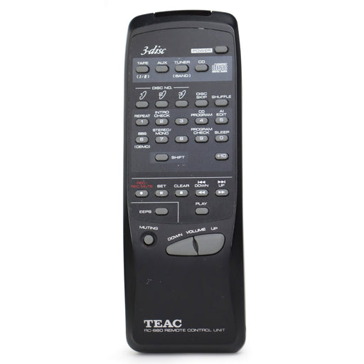 TEAC RC-660 Remote Control for CD Home Audio System DC-D4550 and DC-D4800-Remote-SpenCertified-refurbished-vintage-electonics