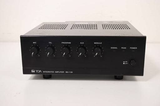 TOA Integrated Amplifier BG-1120 with Bose 102 EQ Module Accessory-Audio Amplifiers-SpenCertified-vintage-refurbished-electronics