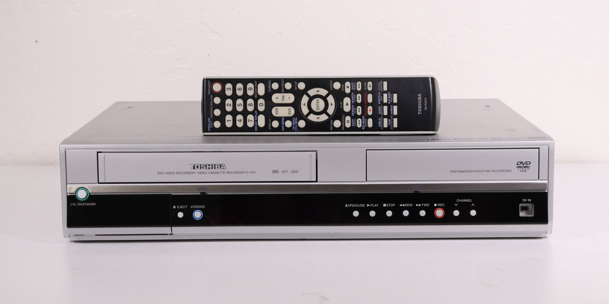 Toshiba D-VR5SU DVD VCR Combo Recorder w/ 2-Way-Dubbing VCR to DVD
