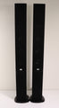 TR Theater Research Tower Speaker Pair Candle Stick Piano Black