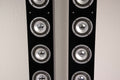 TR Theater Research Tower Speaker Pair Candle Stick Piano Black