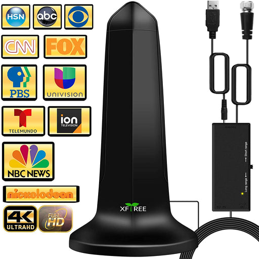 TV Antenna, Indoor Amplified HD Digital TV Antenna 200 Miles Range -HDTV Amplifier Signal Booster 4K HD Local Channels Support 4K 1080p Fire tv Stick and...-Electronics-SpenCertified-vintage-refurbished-electronics