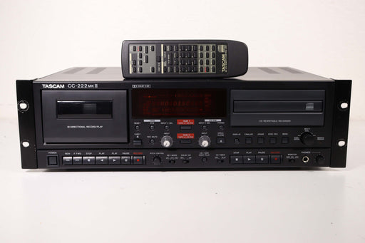 Tascam CC-222MKII Cassette + CD Recorder and Player with Phono-CD Players & Recorders-SpenCertified-vintage-refurbished-electronics