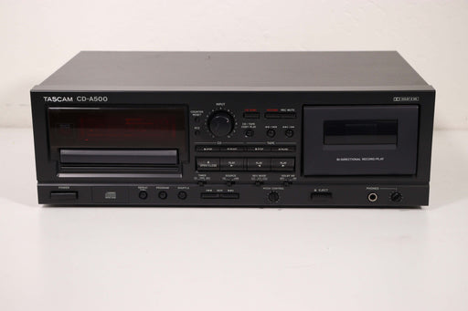 Tascam CD-A500 CD Player Cassette Player Combo Dual System (No Remote)-CD Players & Recorders-SpenCertified-vintage-refurbished-electronics