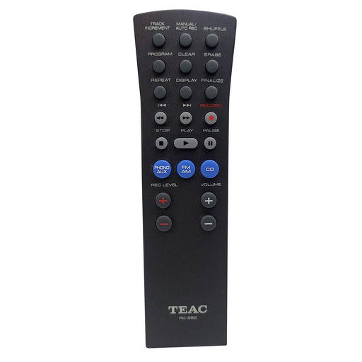 Teac RC-992 Remote Control for Turntable CD Recorder Model GF-350-Remote-SpenCertified-refurbished-vintage-electonics