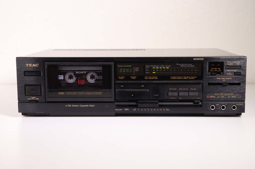 Teac V-750 3-Head Single Stereo Cassette Deck Player Recorder-Cassette Players & Recorders-SpenCertified-vintage-refurbished-electronics