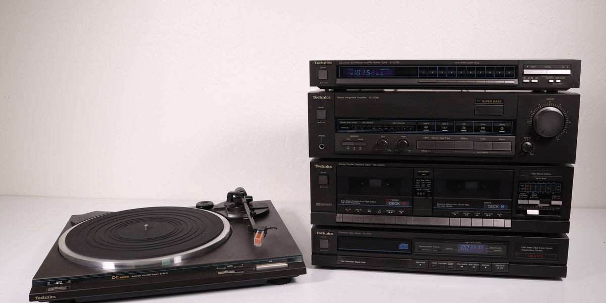 Technics Complete Vintage Home Audio Stereo System Turntable