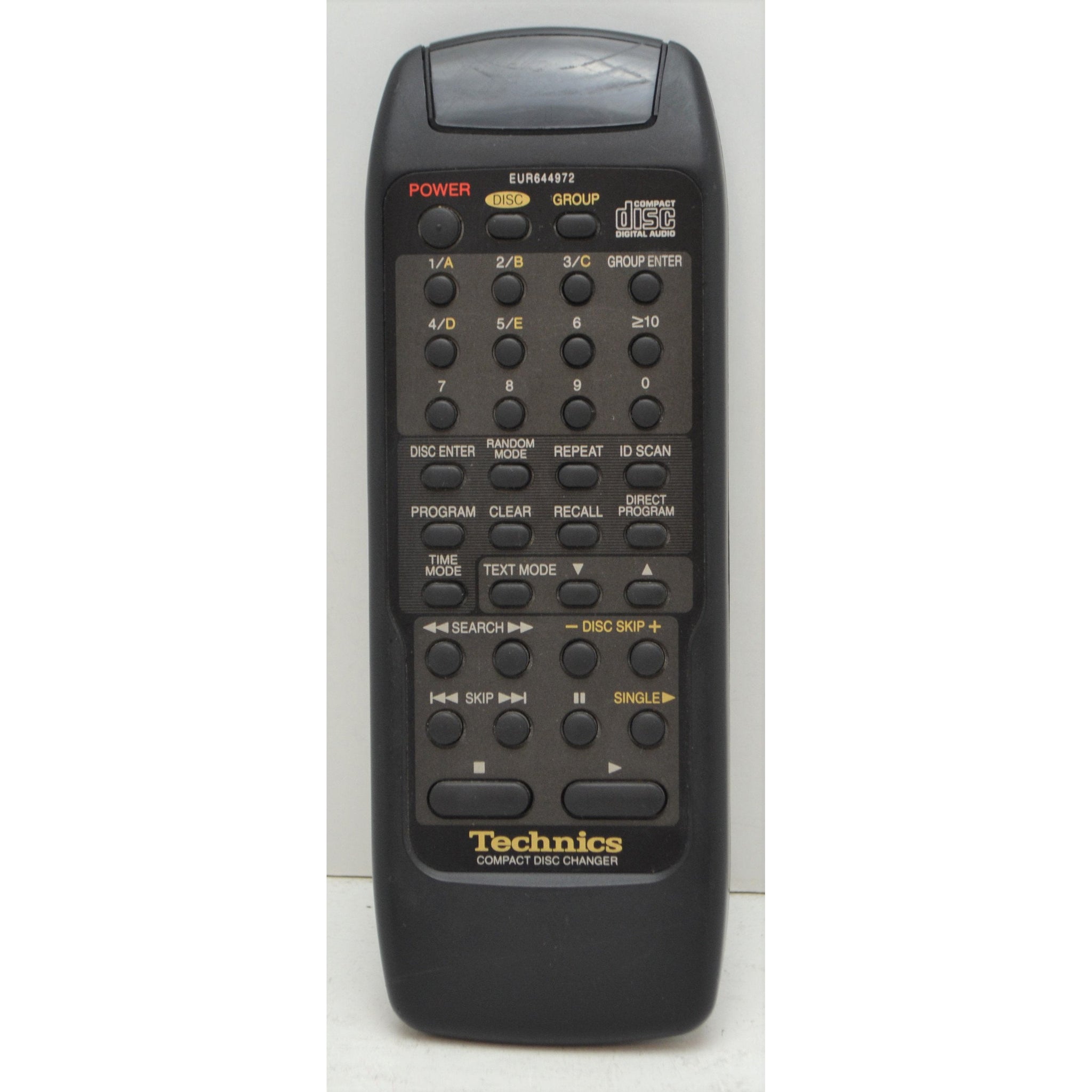 Computer Cd Player Remote Control Technics EUR644972 Remote Control for CD Player Model SL-MC410 & More