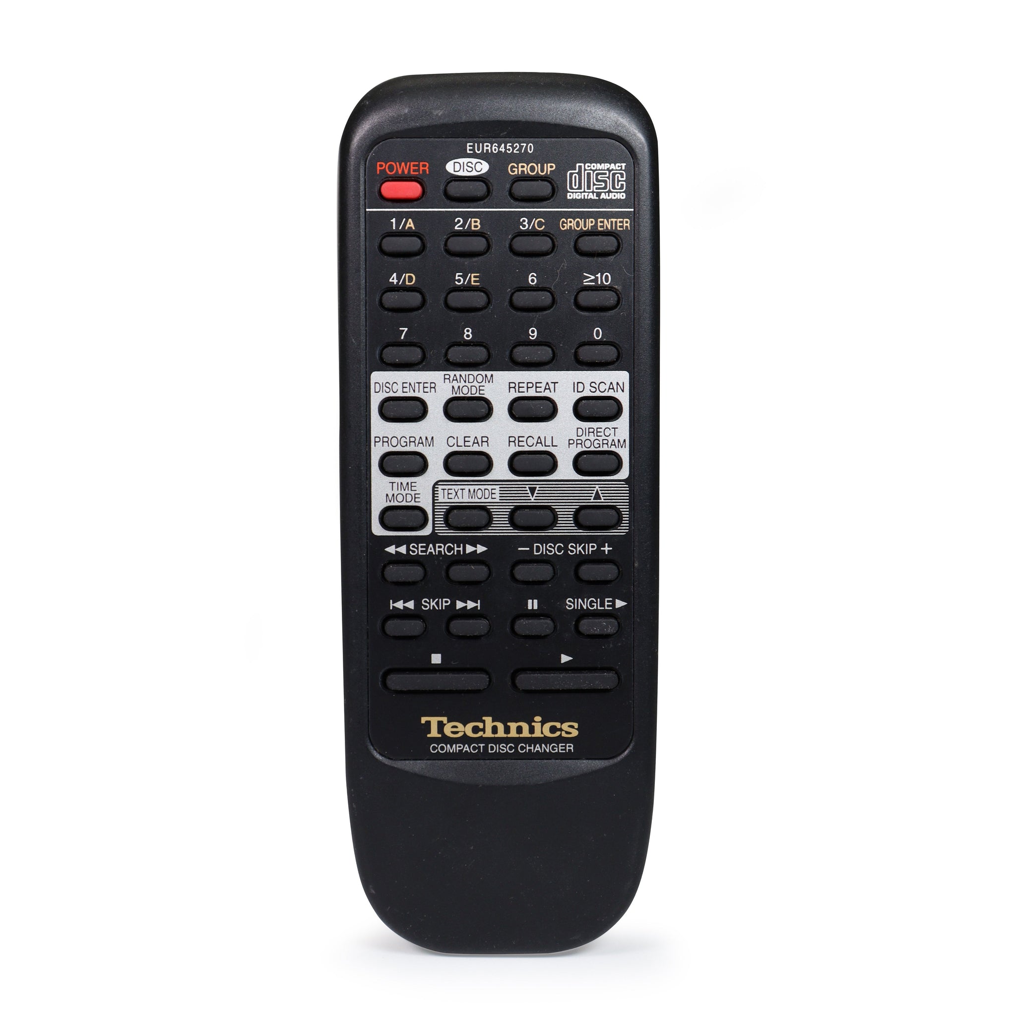 Computer Cd Player Remote Control Technics EUR645270 Remote Control for CD Player Changer SL-MC4 SL-MC7