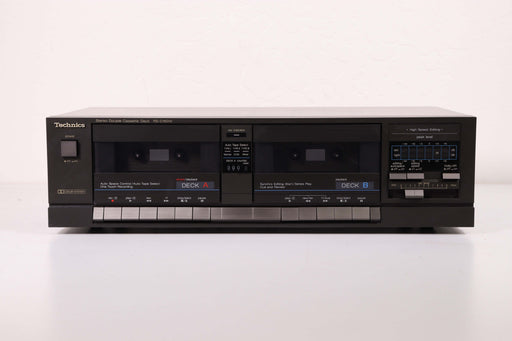 Technics RS-D160W Dual Cassette Deck Player Recorder (Deck A doesn't rewind)-Cassette Players & Recorders-SpenCertified-vintage-refurbished-electronics