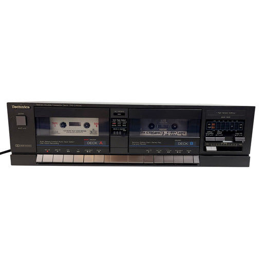 Technics RS-D160W Dual Cassette Deck Player Synchro Editing Start-Electronics-SpenCertified-refurbished-vintage-electonics