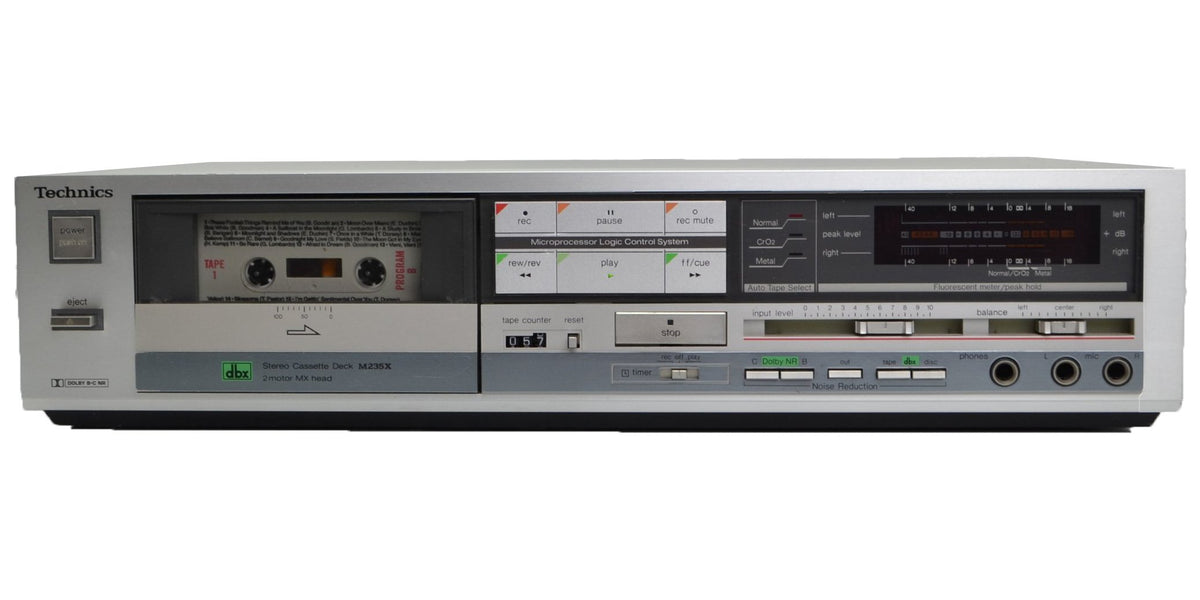 Technics RS-M235X Single Cassette Deck Player 2 motor MX Head DBX